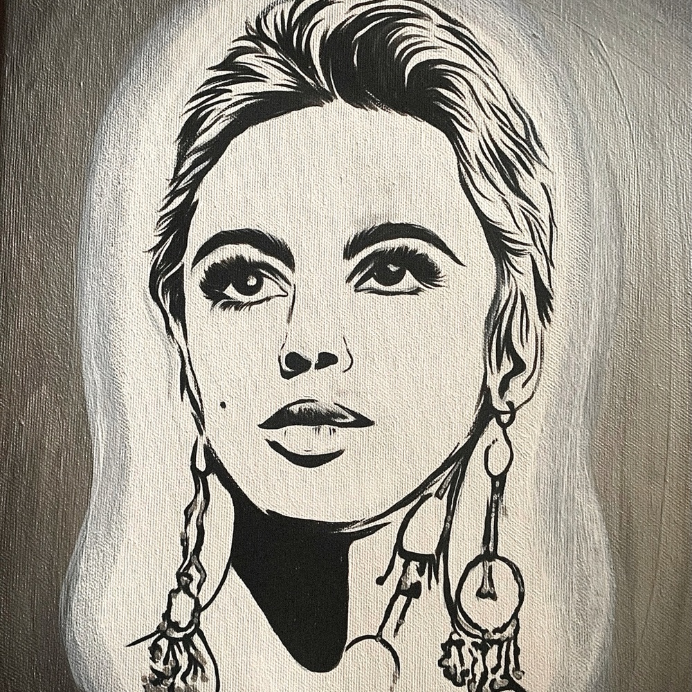 My Original Portrait Painting - Edie Sedgwick